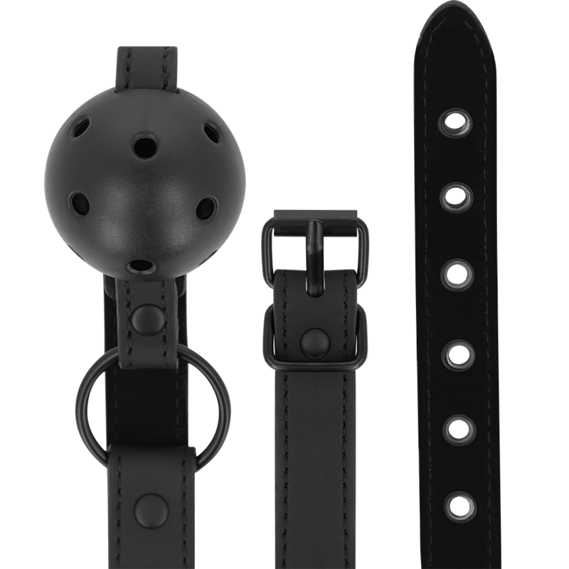 INTENSE - FETISH VEGAN LEATHER BALL GAG - Amore24