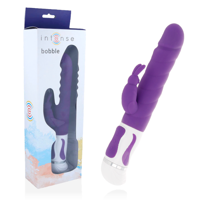 INTENSE - BOBBLE VIBRATOR ROTATOR LILAC SILICONE - Amore24