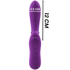 INTENSE - HARRY FLEXIBLE VIBRATOR WITH PURPLE TONGUE - Amore24