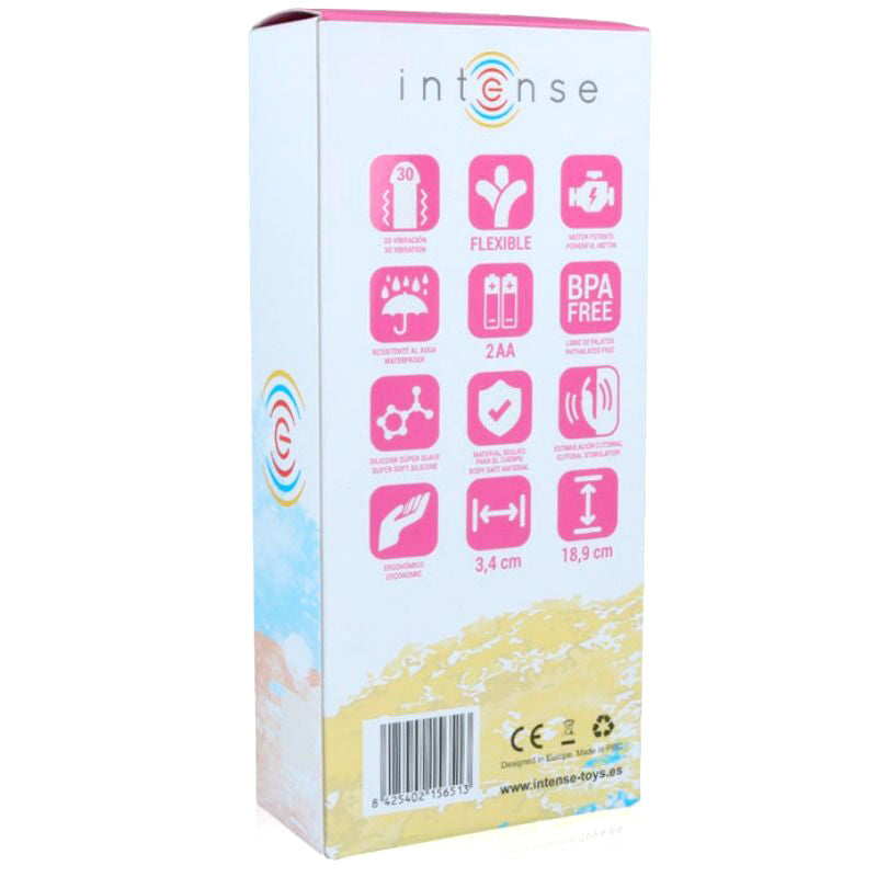 INTENSE - HILARI PINK SILICON LUXE VIBRATOR - Amore24