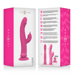 INTENSE - JULIO RABBIT VIBRATOR PINK SILICONE - Amore24