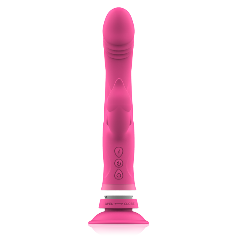 INTENSE - JULIO RABBIT VIBRATOR PINK SILICONE - Amore24