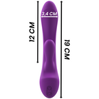 INTENSE - LUIGI RABBIT VIBRATOR LIQUID SILICONE PURPLE - Amore24