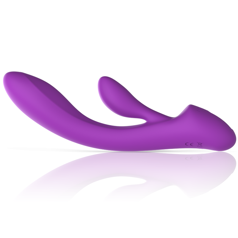 INTENSE - LUIGI RABBIT VIBRATOR LIQUID SILICONE PURPLE - Amore24