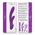 INTENSE - LUIGI RABBIT VIBRATOR LIQUID SILICONE PURPLE - Amore24