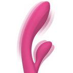 INTENSE - LUIGI RABBIT VIBRATOR PINK LIQUID SILICONE - Amore24