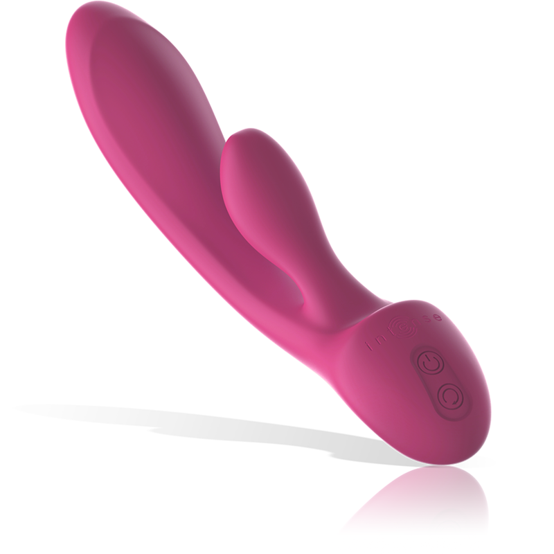 INTENSE - LUIGI RABBIT VIBRATOR PINK LIQUID SILICONE - Amore24