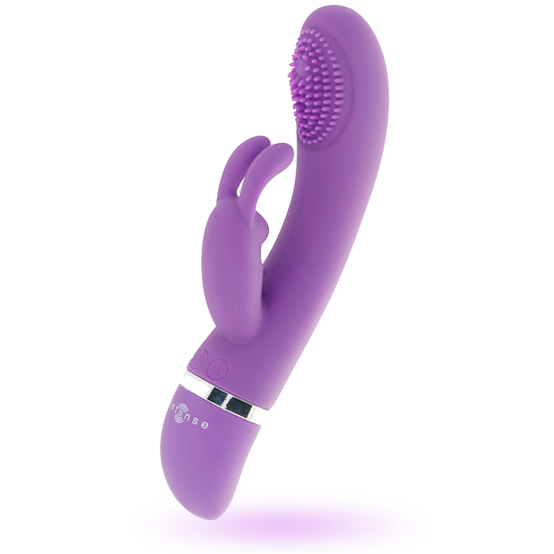 INTENSE - SUSY SILICONE RABBIT LILAC OSCILLATING VIBRATOR - Amore24