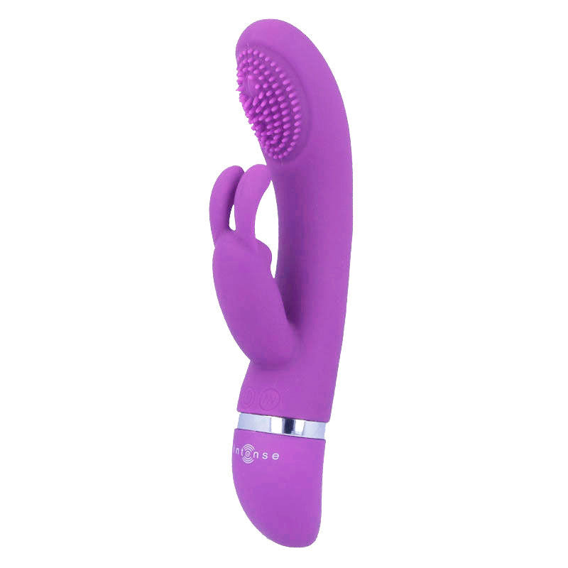 INTENSE - SUSY SILICONE RABBIT LILAC OSCILLATING VIBRATOR - Amore24