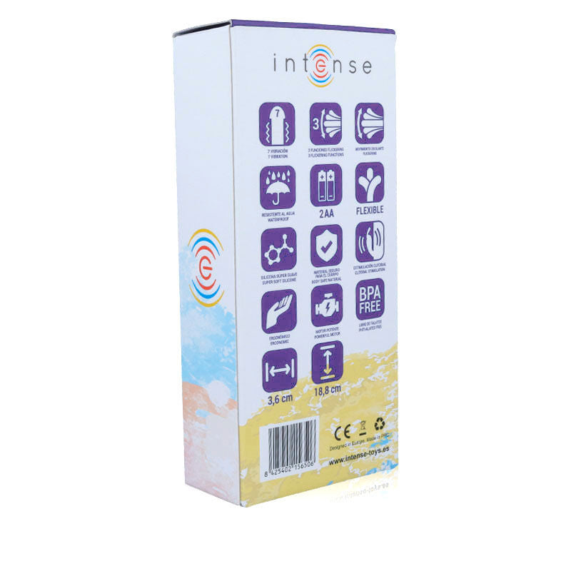 INTENSE - SUSY SILICONE RABBIT LILAC OSCILLATING VIBRATOR - Amore24