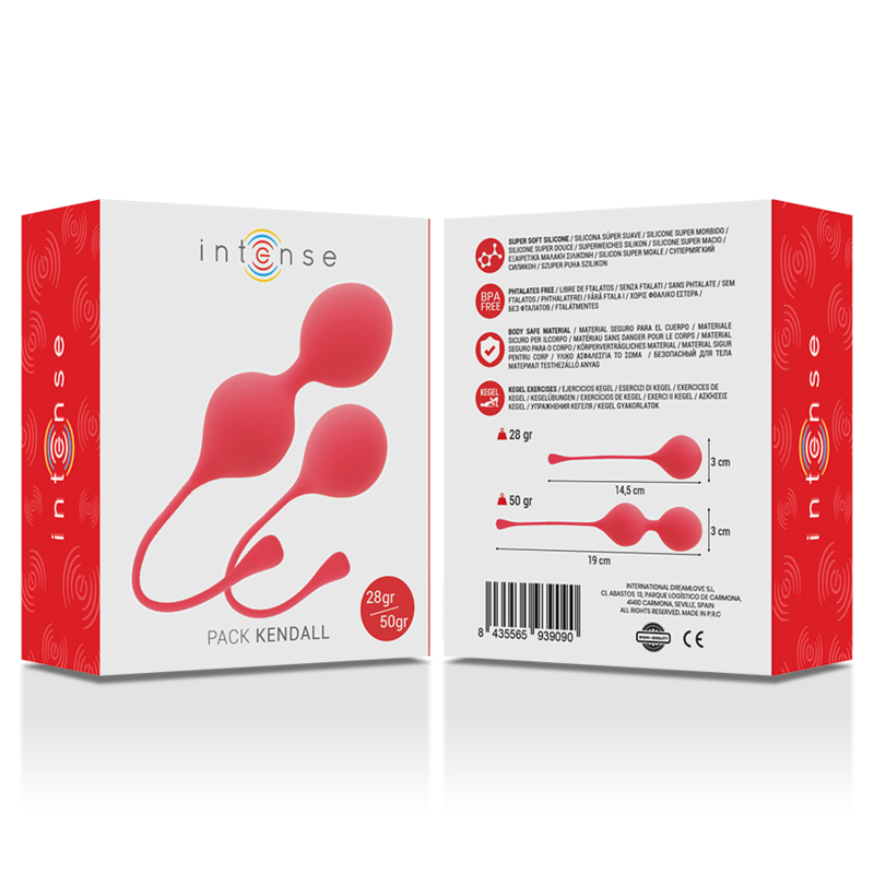 INTENSE - KEGEL BALLS PACK KENDALL RED - Amore24