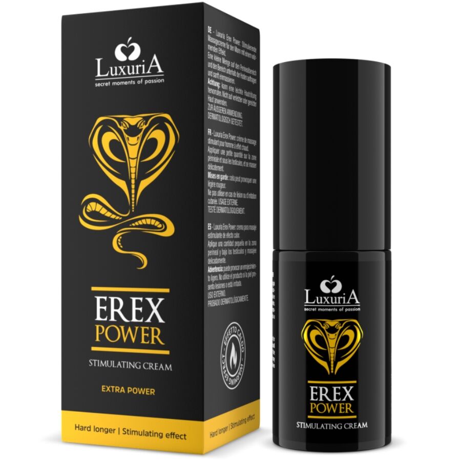 INTIMATELINE LUXURIA - EREX POWER HARD LONGER PENIS CREAM 30 ML - Amore24