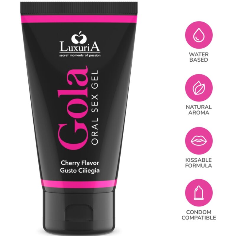 INTIMATELINE LUXURIA - ORAL SEX GEL CHERRY FLAVOR 50 ML - Amore24