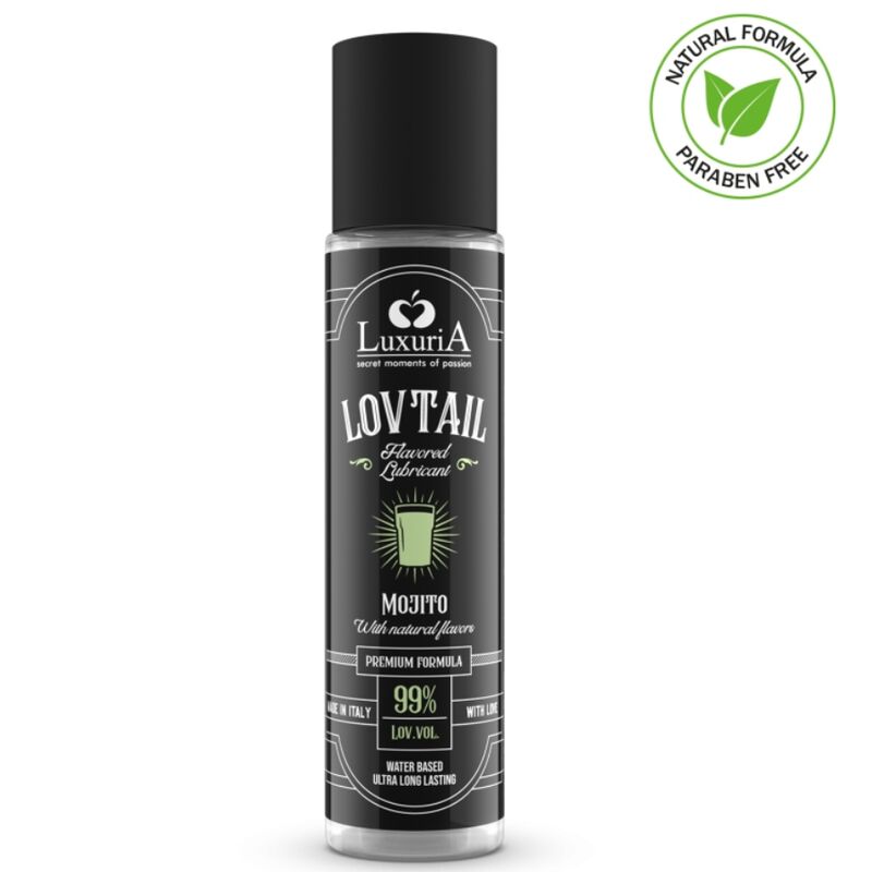 INTIMATELINE - LUXURIA WATER BASED LOVTAIL LUBRICANT MOJITO 60 ML - Amore24