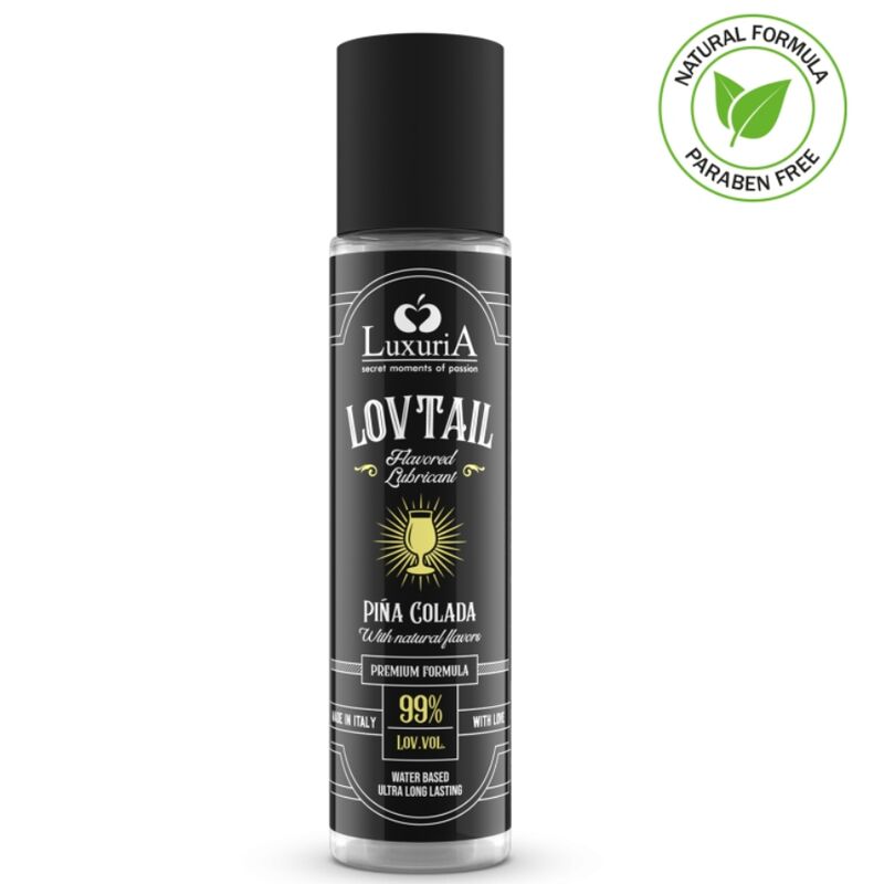 INTIMATELINE - LUXURIA WATER BASED LOVTAIL LUBRICANT PIÑA COLADA 60 ML - Amore24