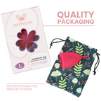 INTIMICHIC - MENSTRUAL CUP MEDICAL GRADE SILICONE - SIZE L - Amore24