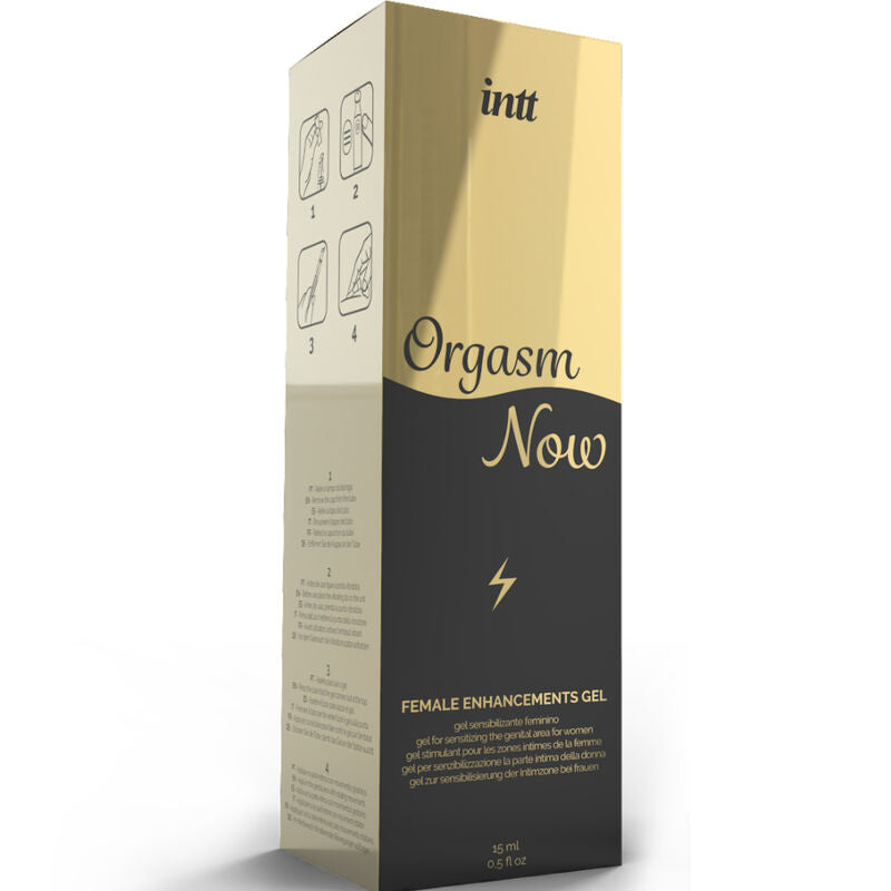 INTT LUBRICANTS - INTENSE VAGINAL STIMULATING GEL WITH VIBRATOR APPLICATOR - Amore24