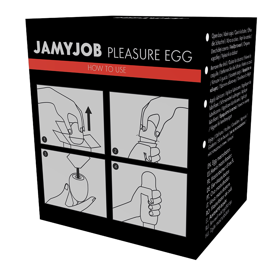 JAMYJOB - EGG MASTURBATOR BLACK VERSION DISCRETT - Amore24
