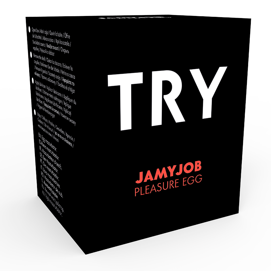 JAMYJOB - EGG MASTURBATOR BLACK VERSION DISCRETT - Amore24