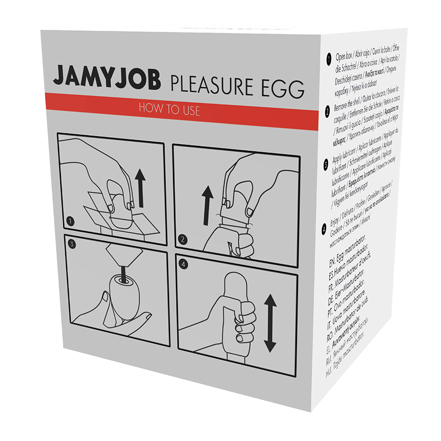 JAMYJOB - EGG MASTURBATOR RED EDITION DISCRETT - Amore24