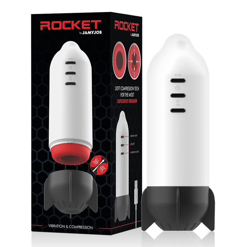 JAMYJOB - ROCKET MASTURBATOR SOFT COMPRESSION TECH AND VIBRATION - Amore24