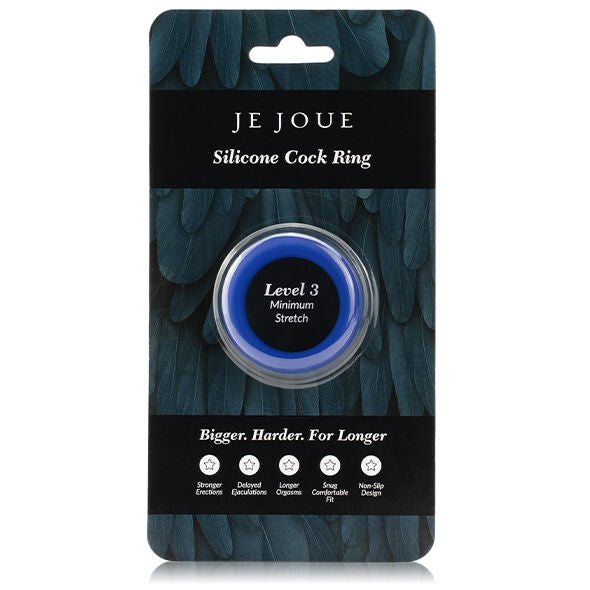 JE JOUE - BLUE SILICONE RING - MINIMUM STRANGULATION - Amore24