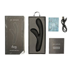 JE JOUE - HERA FLEX RABBIT VIBRATOR - BLACK - Amore24