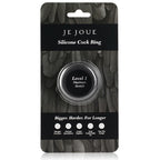 JE JOUE - MAXIMUM STRETCH SILICONE COCK RING - BLACK - Amore24