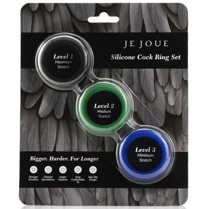 JE JOUE - SILICONE SET SILICONE PENIS RINGS - Amore24