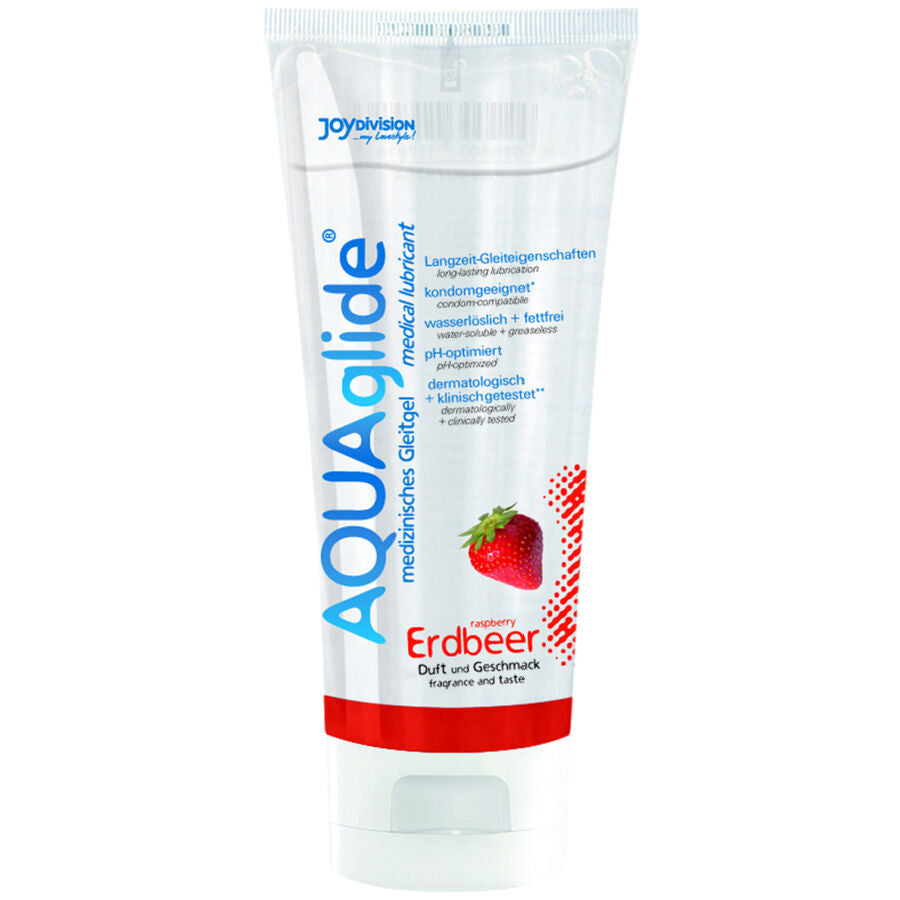 JOYDIVISION AQUAGLIDE - STRAWBERRY LUBRICANT 100 ML - Amore24