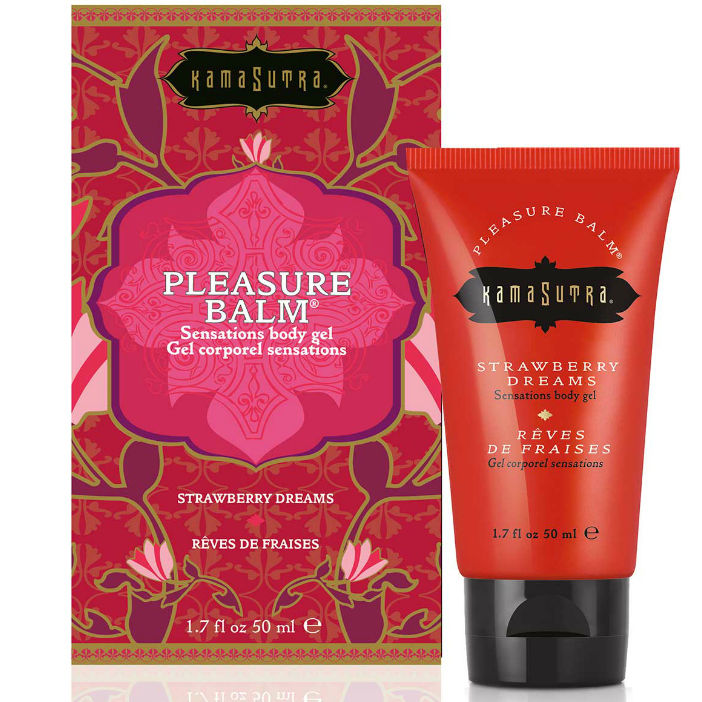 KAMASUTRA - STIMULATING PLEASURE BALM STRAWBERRY DREAMS FLAVOR 50ML - Amore24