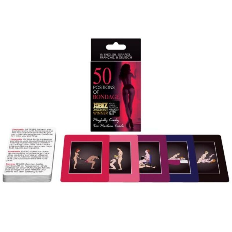 KHEPER GAMES - 50 POSITIONS OF BONDAGE CARDS - Amore24