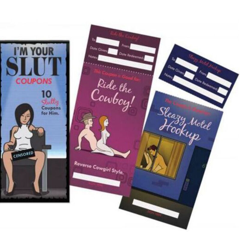 KHEPER GAMES - IM YOUR SLUT COUPONS  / EN - Amore24