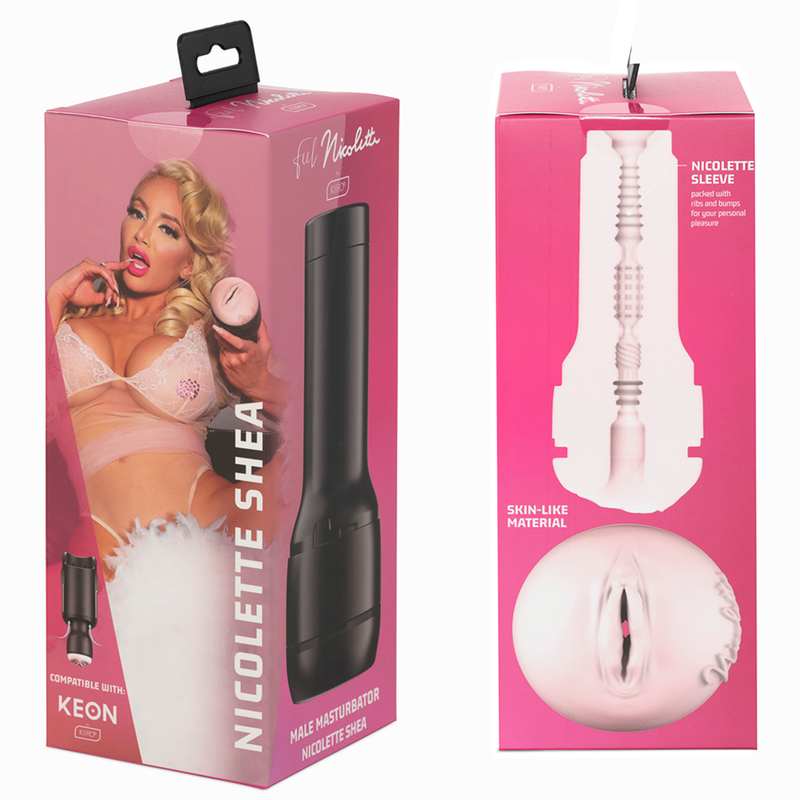 KIIROO - KEON + FEEL NICOLETTE SHEA STROKER + AQUA QUALITY LUBRICANT 50 ML - Amore24