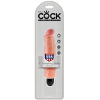 KING COCK - 17.8 CM VIBRATING STIFFY FLESH - Amore24