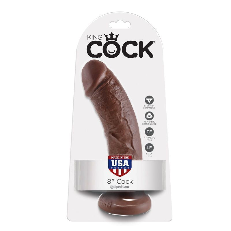 KING COCK - 8 DILDO BROWN 20.3 CM - Amore24