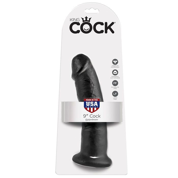 KING COCK - 9 DILDO BLACK 22.9 CM - Amore24