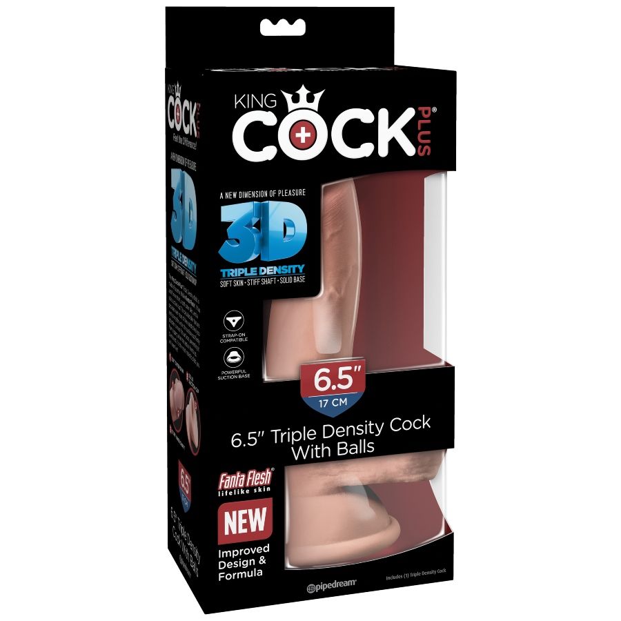 KING COCK - TRIPLE DENSITY DILDO 14 CM - Amore24