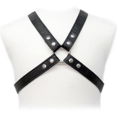 LEATHER BODY - LASIC HARNESS IN GARMENT - Amore24