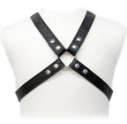LEATHER BODY - LASIC HARNESS IN GARMENT - Amore24