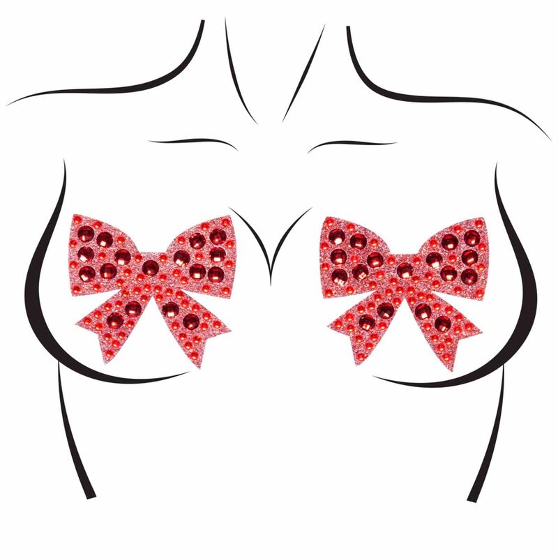 LEG AVENUE - BOWS NIPPLE COVERS ONE SIZE - Amore24