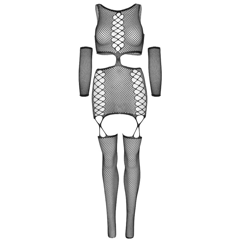 LEG AVENUE - GARTER DRESS WITH GLOVES ONE SIZE - Amore24