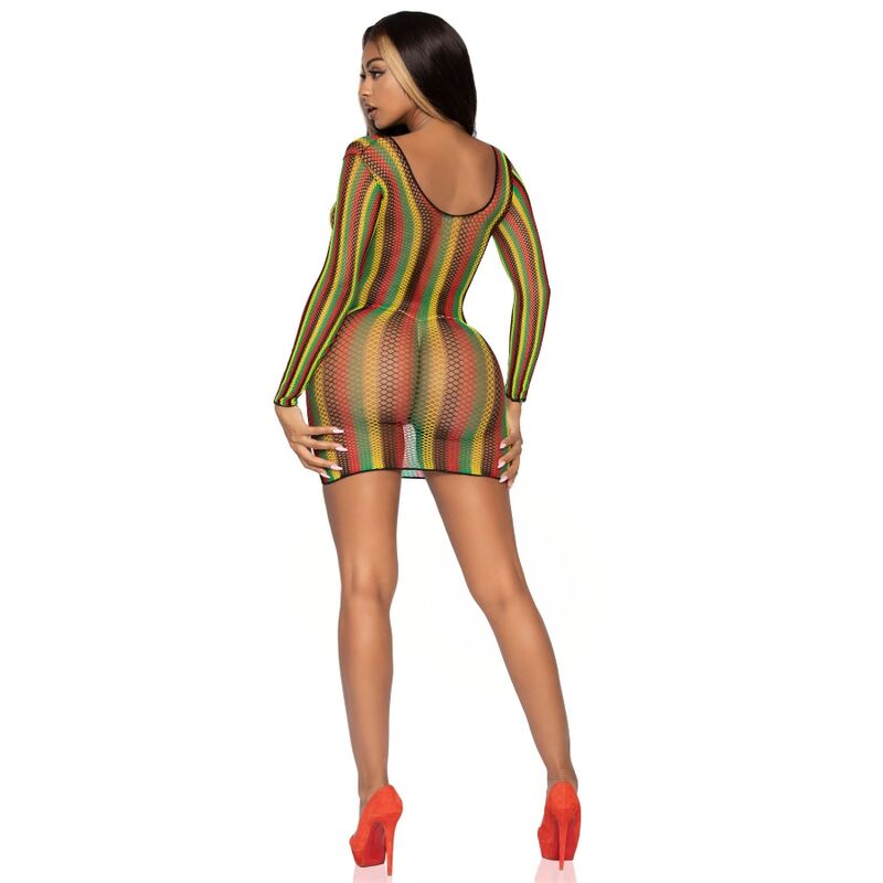 LEG AVENUE - RASTA MINI DRESS ONE SIZE - Amore24