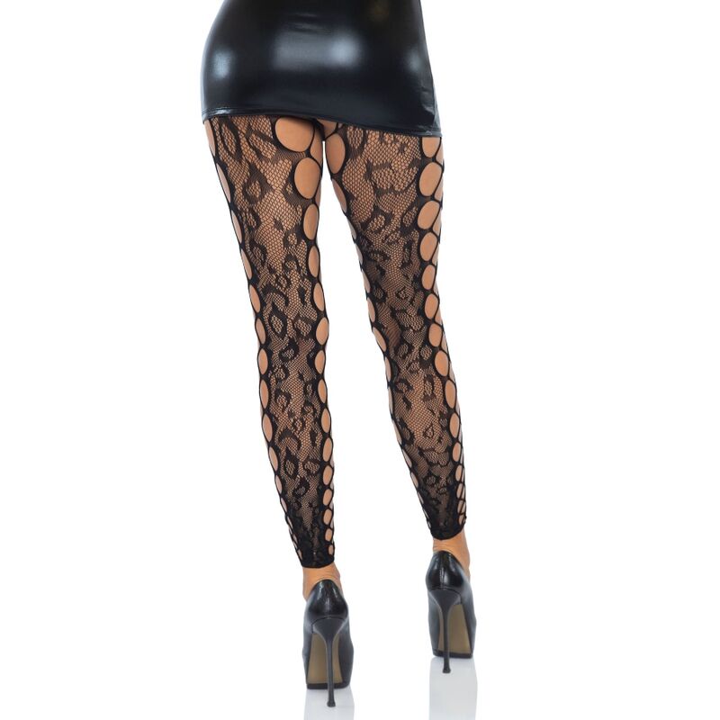 LEG AVENUE - FOOTLESS CROTHLESS TIGHTS ONE SIZE - Amore24