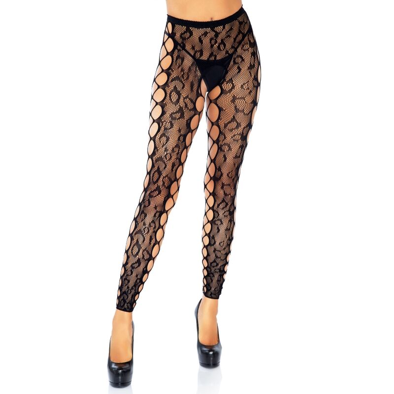 LEG AVENUE - FOOTLESS CROTHLESS TIGHTS ONE SIZE - Amore24