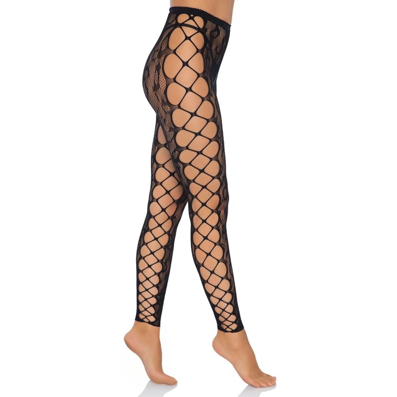 LEG AVENUE - FOOTLESS CROTHLESS TIGHTS ONE SIZE - Amore24