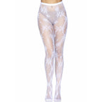 LEG AVENUE - SNOWFLAKE FISHNET TIGHTS ONE SIZE - Amore24