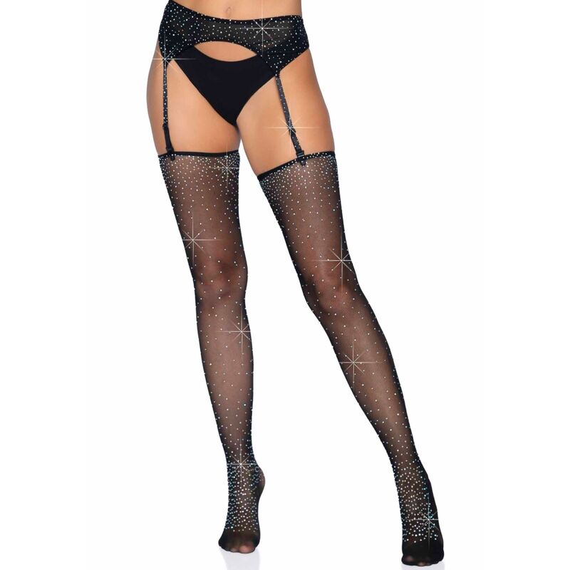 LEG AVENUE - GARTER BELT AND STOCKINGS SET ONE SIZE - Amore24