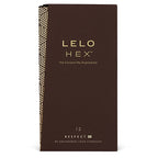 LELO - HEX CONDOMS RESPECT XL 12 PACK - Amore24