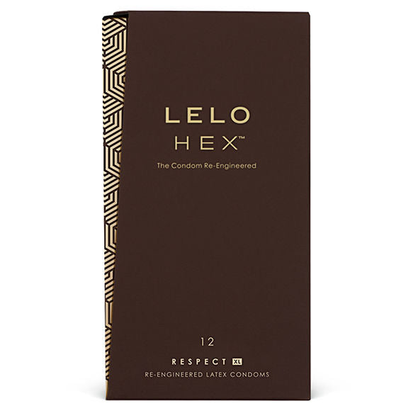 LELO - HEX CONDOMS RESPECT XL 12 PACK - Amore24